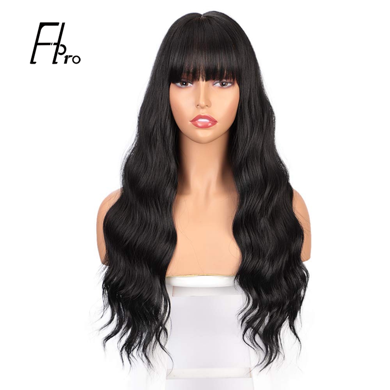 Body Wave 13x4 Lace Frontal Wig With Bangs Glueless Virgin Hair Wigs 180% Density